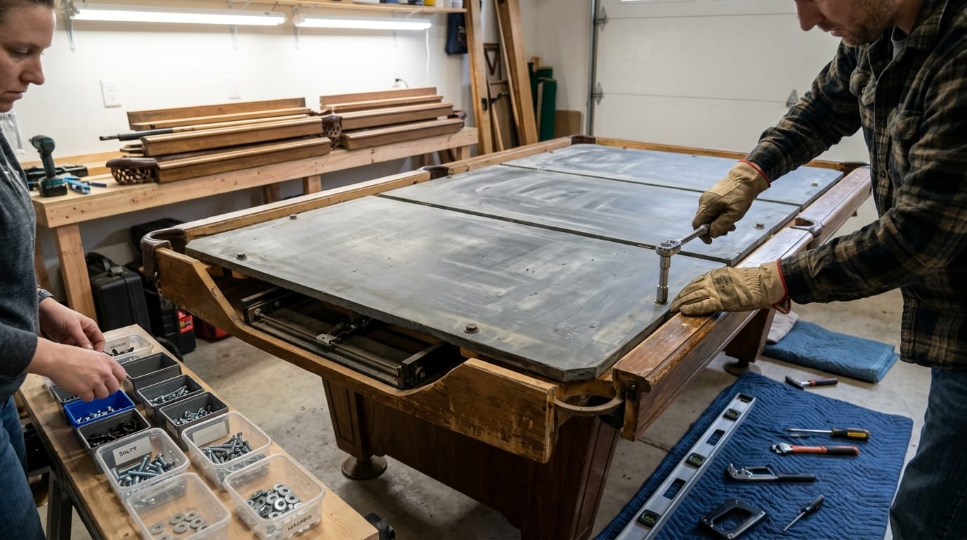 Pool Table Disassembly Services for Homes and Businesses | Pool Table Disassembly