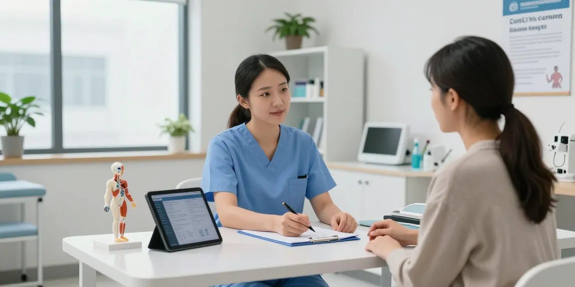 Consultation at Deus Medical clinic showcasing quality healthcare.