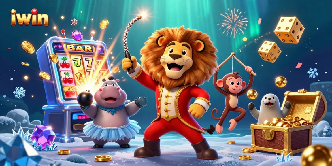 Experience thrilling jackpots with iwin, playful characters, and dynamic casino elements.