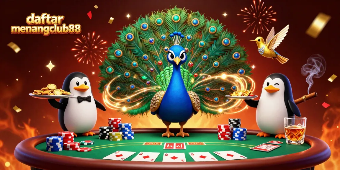 Engage in dynamic gameplay with daftar menangclub88 in a rich casino setting filled with vibrant colors and characters.