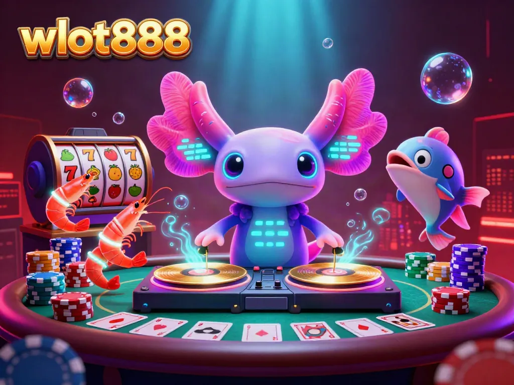 Penggemar wslot888 menikmati permainan slot dengan suasana meriah penuh warna dan karakter yang menghibur.