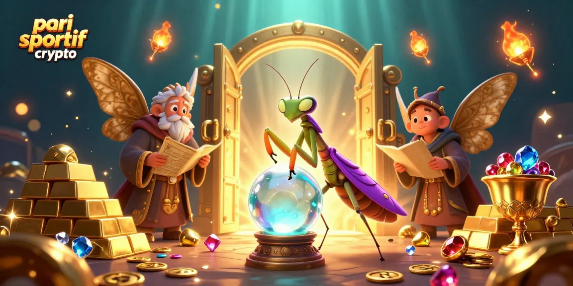 Vivez une expérience immersive dans le pari sportif crypto avec des personnages fantastiques et des trésors scintillants.