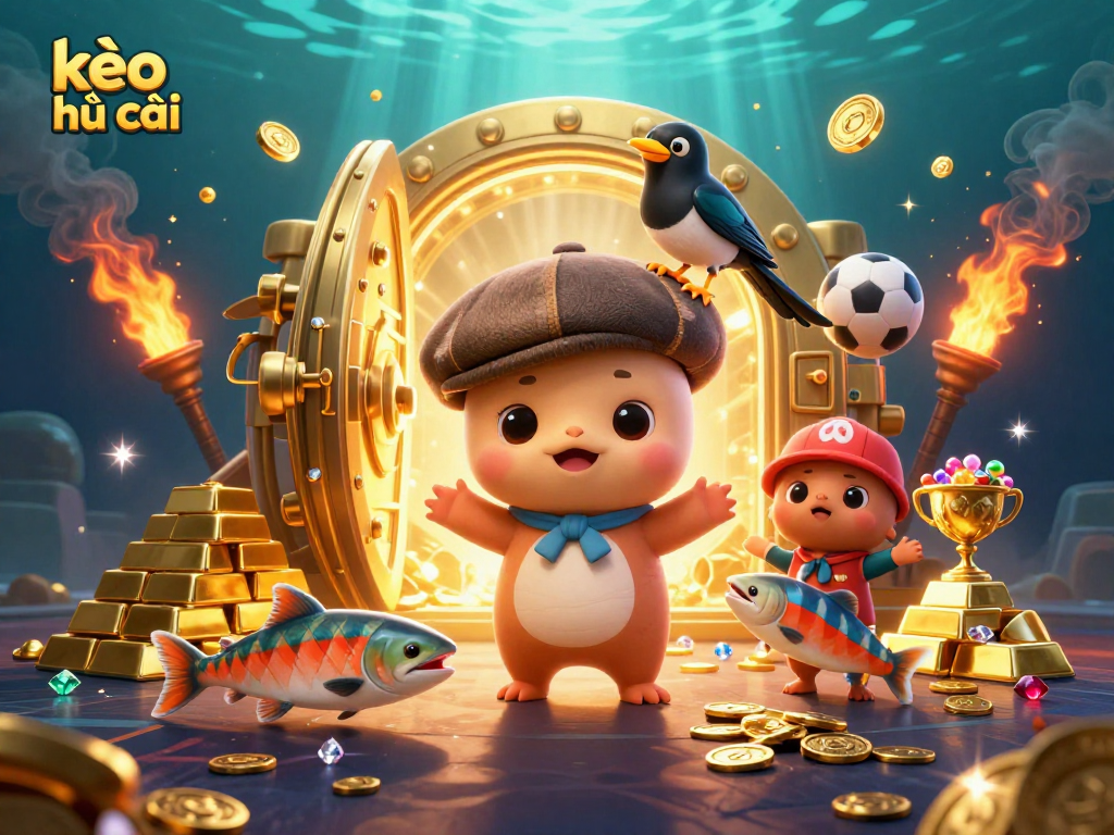 Boost your odds with kèo nhà cái in a vibrant sports betting scene featuring cartoonish characters.