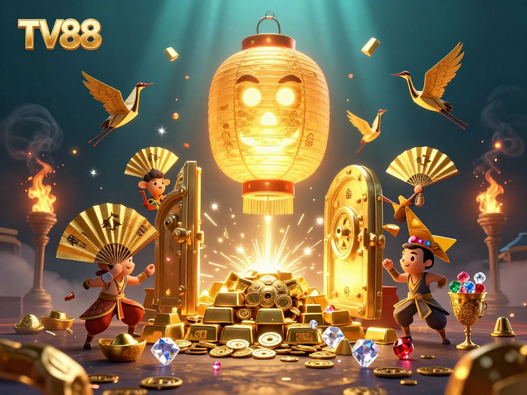 Experience the excitement of winning at TV88 with a vibrant casino atmosphere filled with treasures.