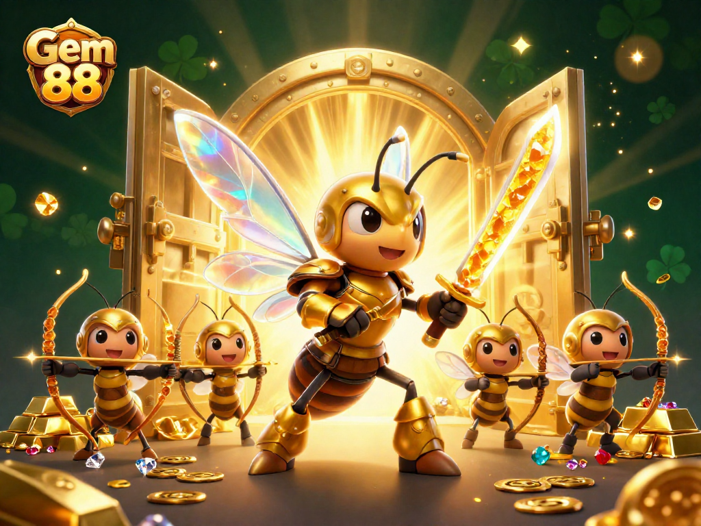 Win big at Gem 88 with thrilling games featuring colorful jewels and gold treasure.