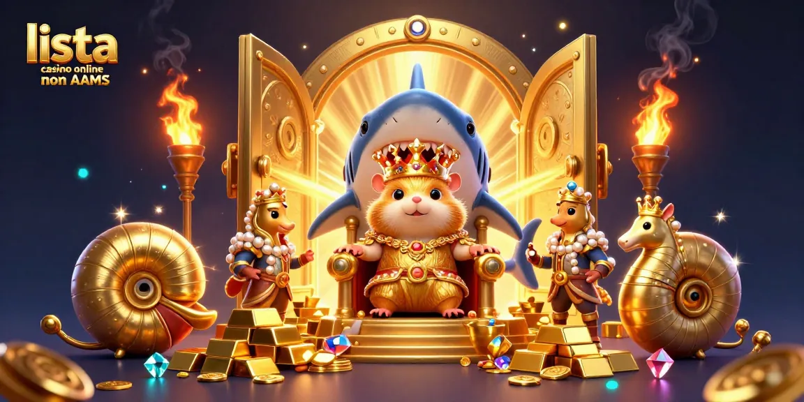 Scopri i migliori bonus e giochi nei casino online non AAMS con questo fantastico illustrazione 3D