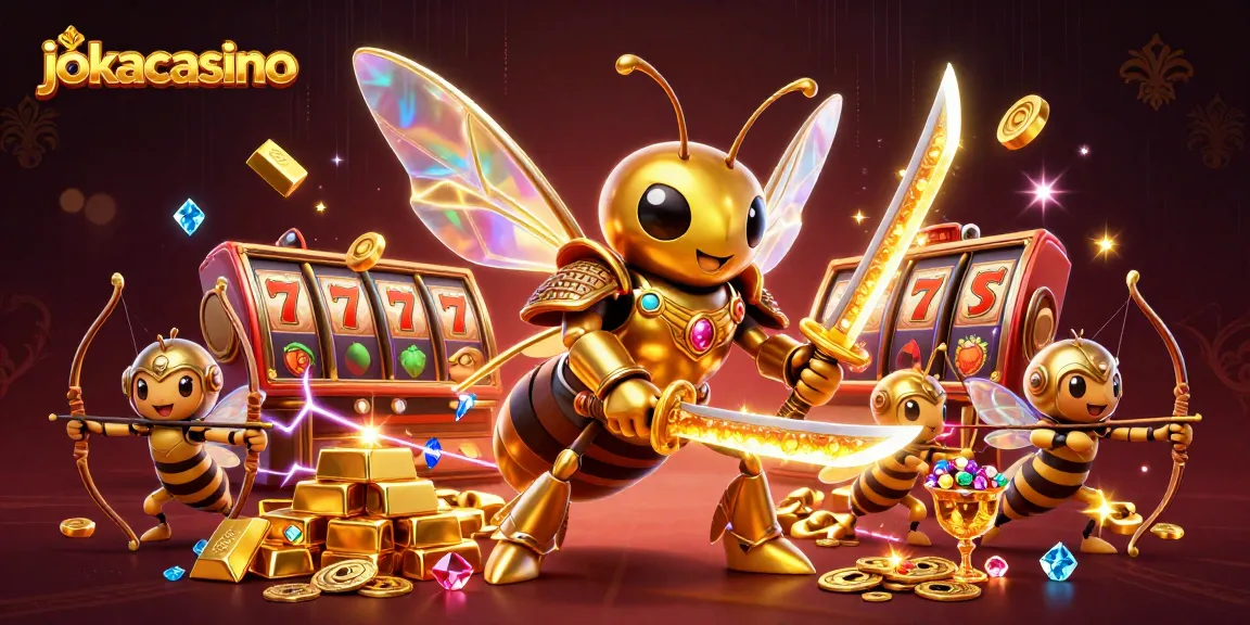 Engage in thrilling gameplay at jokacasino with exciting slot reels and vibrant 3D elements.