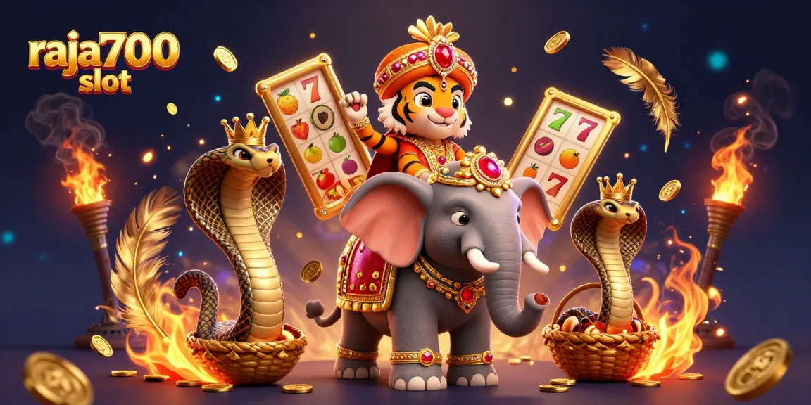 Raih kemenangan dengan raja700 slot dalam ilustrasi judi online yang memukau.