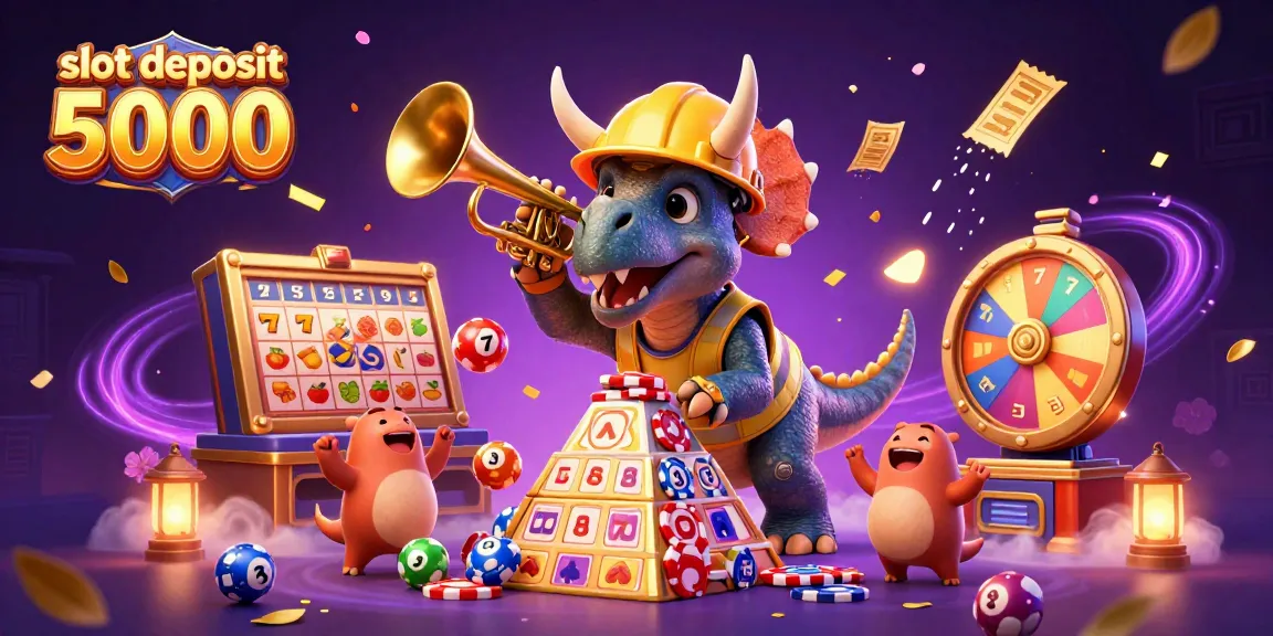 Engage with thrilling games at slot deposit 5000, featuring fun characters and vibrant visuals.