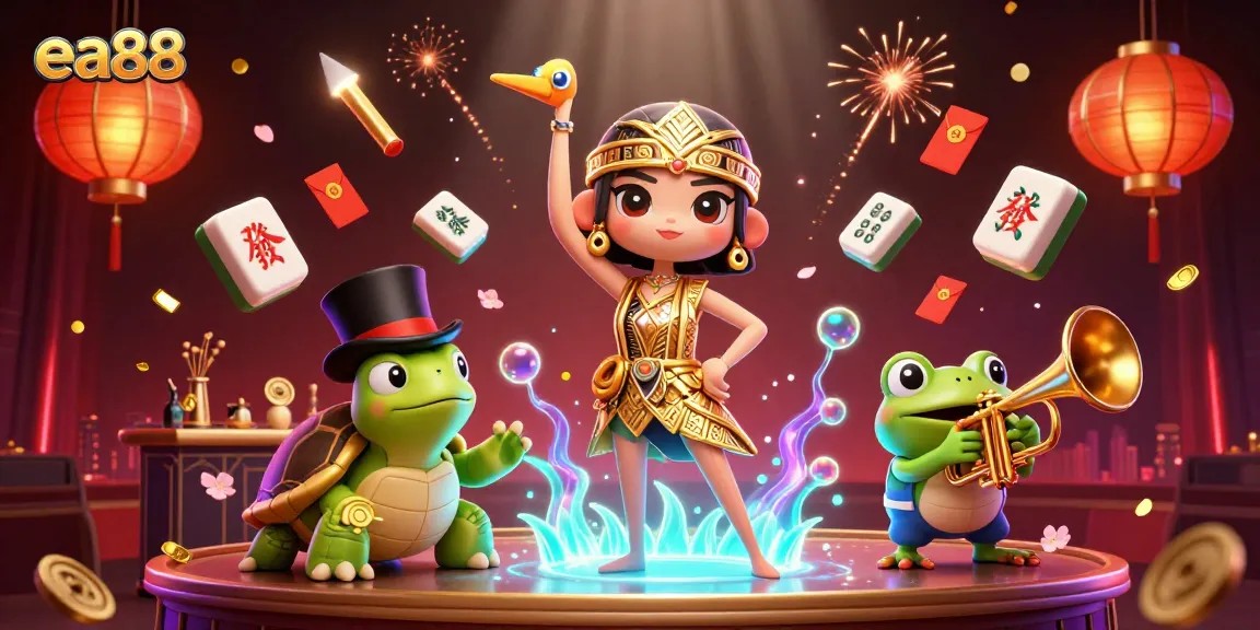 Experience thrilling wins at ea88 casino featuring vibrant 3D characters and engaging game elements.