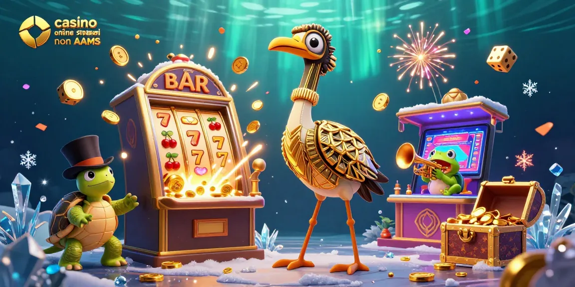 Giocatori emozionati nei migliori casino online stranieri non AAMS mentre vincono jackpot e bonus