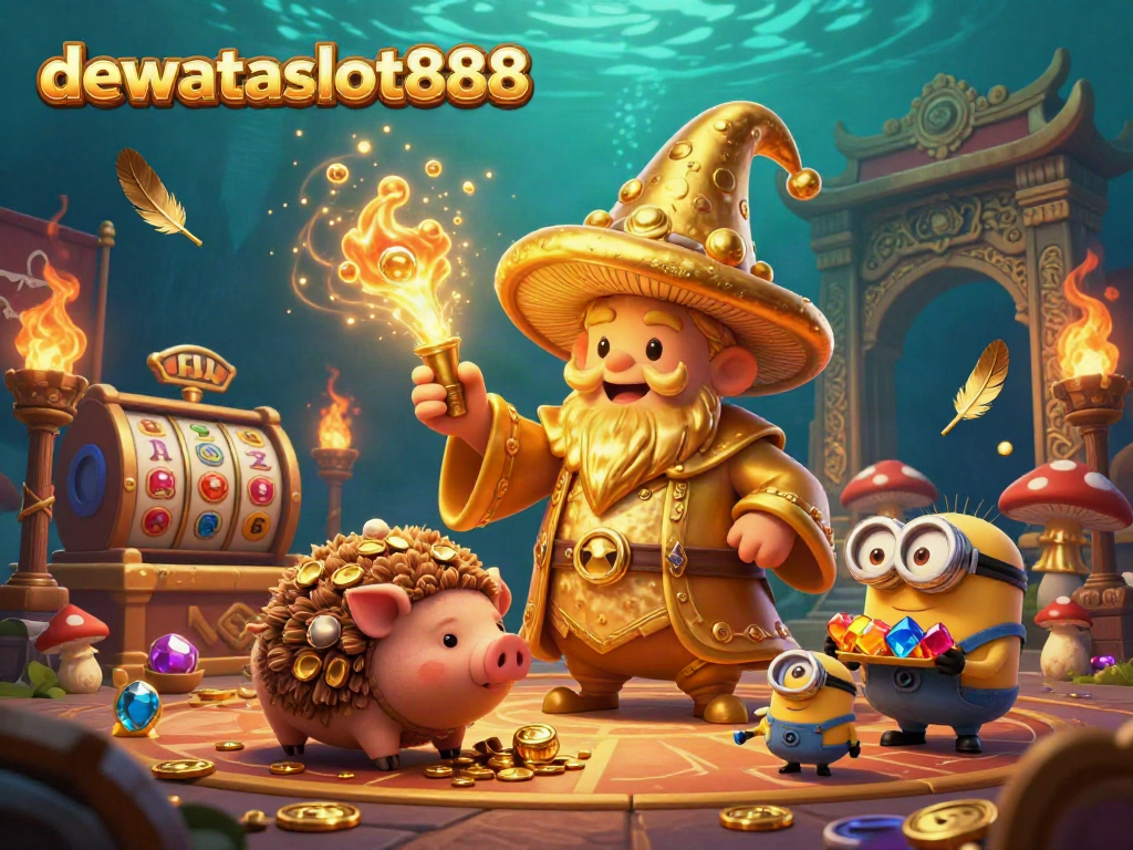 Rasakan sensasi bermain di dewataslot888 dengan karakter kartun berkualitas 3D dan elemen slot yang menarik.