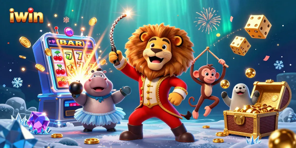 Experience thrilling jackpots with iwin, playful characters, and dynamic casino elements.