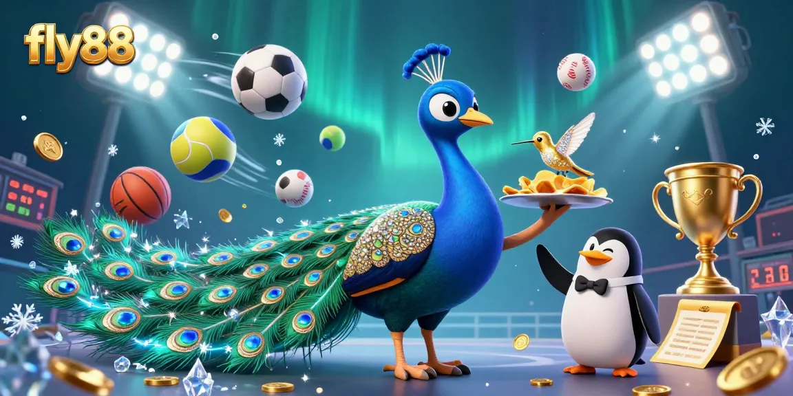 Explore thrill of betting at fly88 with vibrant 3D casino scene showcasing colorful elements.