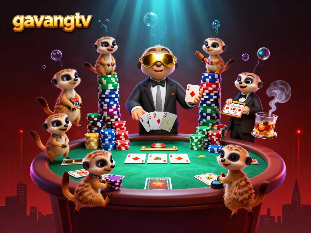 Experience high-stakes gaming with gavangtv's thrilling meerkat casino adventure.