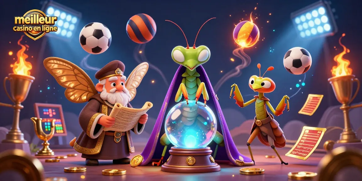 Jouez au meilleur casino en ligne avec un illustrateur 3D captivant de créatures mystiques et d'éléments de jeu.