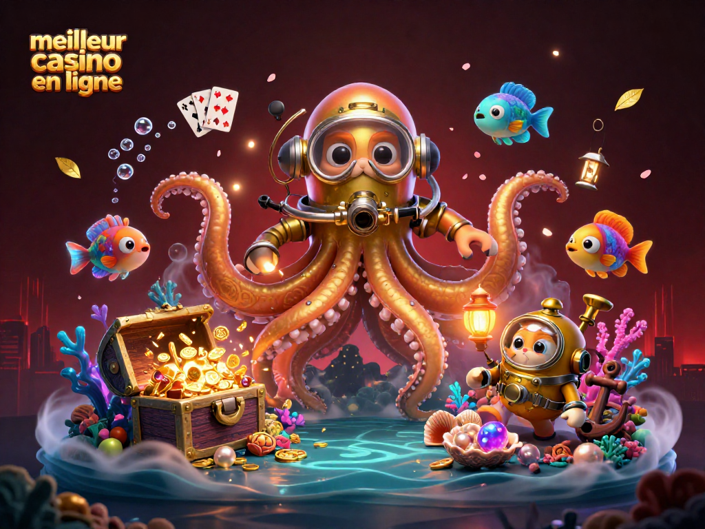 Découvrez le meilleur casino en ligne illustré par un kraken et une aventure immersive sous-marine