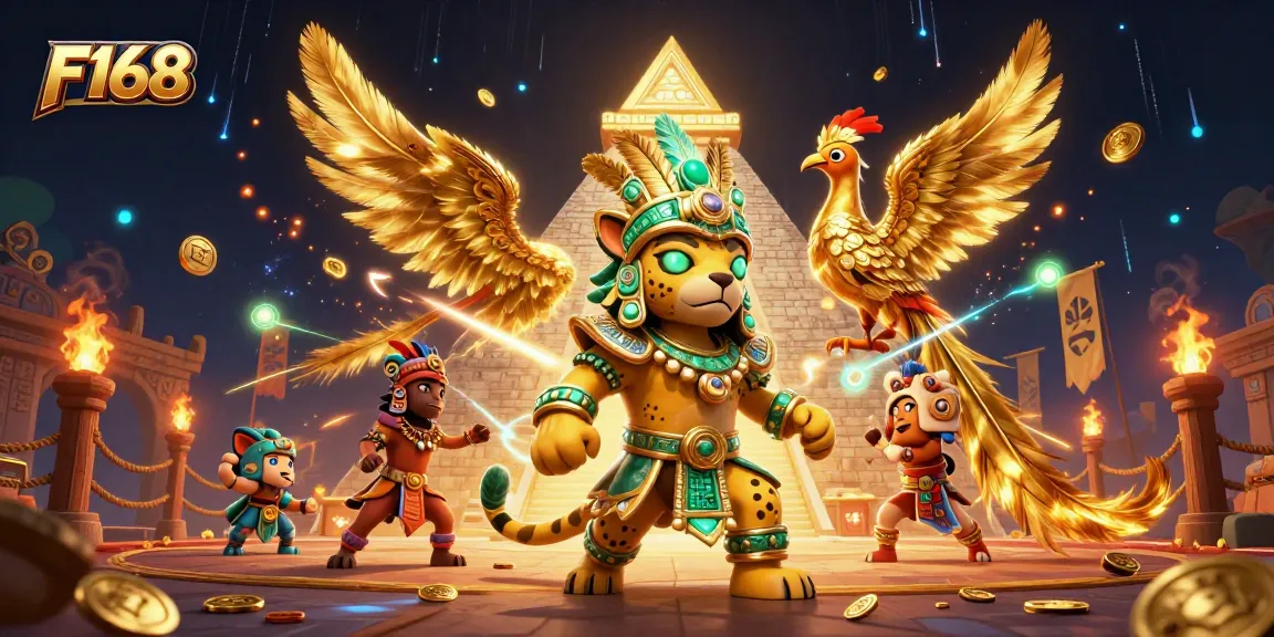Experience thrilling gaming adventures with F168's captivating online casino atmosphere.