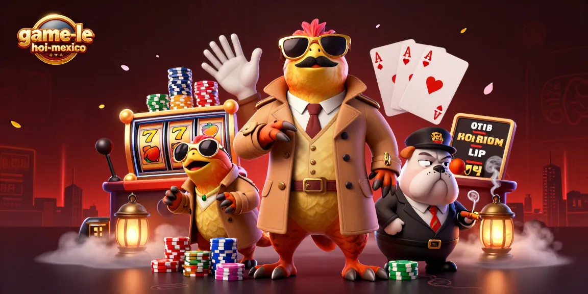 Experience vibrant gameplay in game-le-hoi-mexico with raptors pretending to be players entering a casino.