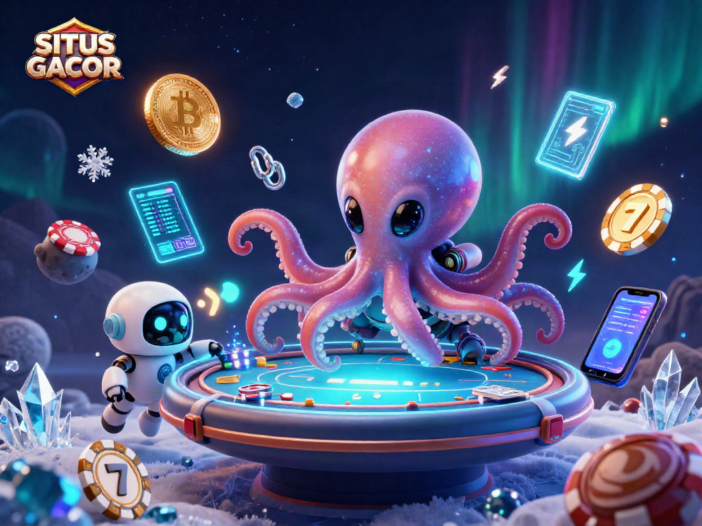 Play thrilling games at SITUS GACOR while enjoying a vivid cosmic casino atmosphere.