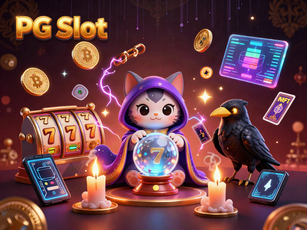 Mainkan PG Slot bersama karakter ajaib dengan desain menarik dan elemen kasino yang mencolok.