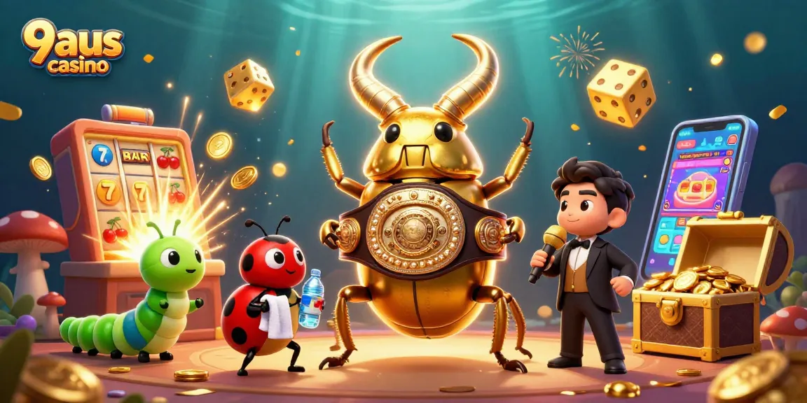 Experience thrilling gameplay at 9aus casino with vibrant slots and dynamic characters!