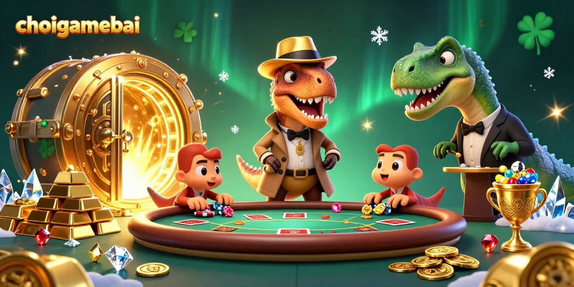 Experience thrilling moments at choigamebai as a velociraptor tries to outsmart a casino!