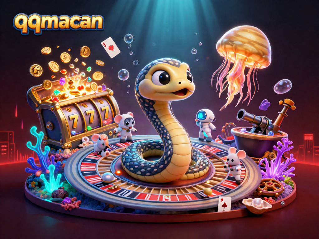 Place bets on qqmacan's thrilling slot wheels surrounded by treasure and cosmic wonders.